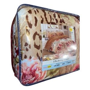 Borrego soft plush blanket set